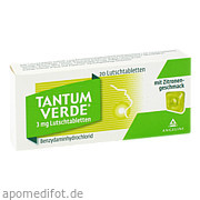 Tantum Verde 3mg mit Zitronengeschmack Angelini Pharma Ã–sterreich GmbH