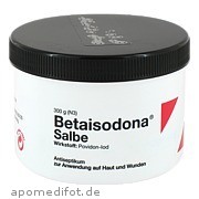 Bild für BETAISODONA SALBE TIEGEL - 300 Gramm von MUNDIPHARMA GmbH Bild für Bild für BETAISODONA SALBE TIEGEL - 300 Gramm von MUNDIPHARMA GmbH