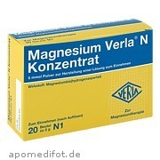 Magnesium Verla N Konzentrat Verla - Pharm Arzneimittel GmbH & Co.  Kg