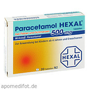 Paracetamol 500mg Hexal bei Fieber und Schmerzen Hexal AG