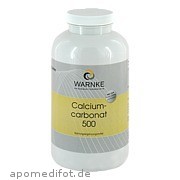 Bild für Bild für CALCIUMCARBONAT 500 - 500&nbsp;Stück von Warnke Vitalstoffe GmbH