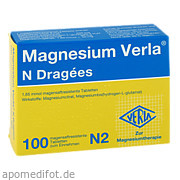 Bild für MAGNESIUM VERLA N Dragees - 100 Stück von Verla-Pharm Arzneimittel GmbH & Co. KG Bild für Bild für MAGNESIUM VERLA N Dragees - 100 Stück von Verla-Pharm Arzneimittel GmbH & Co. KG