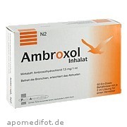 Bild für Ambroxol Inhalat - 50X2 Milliliter von Penta Arzneimittel GmbH Bild für Bild für Ambroxol Inhalat - 50X2 Milliliter von Penta Arzneimittel GmbH