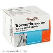 Troxerutin - ratiopharm 300mg Weichkapseln ratiopharm GmbH