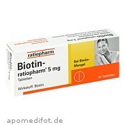 Biotin - ratiopharm 5 mg ratiopharm GmbH