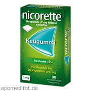 Bild für Nicorette Freshmint Kaugummi 2mg - 30 Stück von Johnson & Johnson GmbH (OTC) Bild für Bild für Nicorette Freshmint Kaugummi 2mg - 30 Stück von Johnson & Johnson GmbH (OTC)