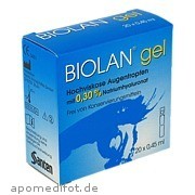 Bild für Bild für Biolan gel - 20X0.45&nbsp;Milliliter von Santen GmbH