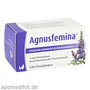 Bild für Agnusfemina 4mg Filmtabletten - 100 Stück von Hübner Naturarzneimittel GmbH Bild für Bild für Agnusfemina 4mg Filmtabletten - 100 Stück von Hübner Naturarzneimittel GmbH