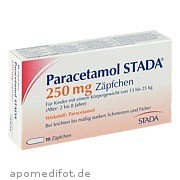 Paracetamol Stada 250mg Zäpfchen Stadapharm GmbH