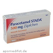 Bild für Bild für Paracetamol STADA 500mg Zäpfchen - 10&nbsp;Stück von STADAPHARM GmbH