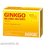 Ginkgo biloba Hevert Tabletten Hevert Arzneimittel GmbH & Co.  Kg