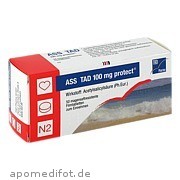 Bild für ASS TAD 100mg protect - 50 Stück von TAD Pharma GmbH Bild für Bild für ASS TAD 100mg protect - 50 Stück von TAD Pharma GmbH
