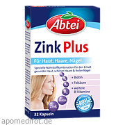 Abtei Zink Plus Nährstoff Kapseln Omega Pharma Deutschland GmbH