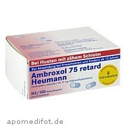 Bild für AMBROXOL 75 RETARD HEUMANN - 100 Stück von HEUMANN PHARMA GmbH & Co. Generica KG Bild für Bild für AMBROXOL 75 RETARD HEUMANN - 100 Stück von HEUMANN PHARMA GmbH & Co. Generica KG