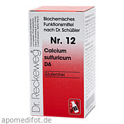 Biochemie 12 Calcium sulfuricum D6 Dr. Reckeweg & Co.  GmbH
