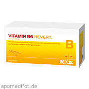 Bild für VITAMIN B6 HEVERT - 100X2 Milliliter von Hevert Arzneimittel GmbH & Co. KG Bild für Bild für VITAMIN B6 HEVERT - 100X2 Milliliter von Hevert Arzneimittel GmbH & Co. KG