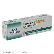 Bild für Hepa-Gel 30000 I.E. Lichtenstein - 100 Gramm von Zentiva Pharma GmbH Bild für Bild für Hepa-Gel 30000 I.E. Lichtenstein - 100 Gramm von Zentiva Pharma GmbH
