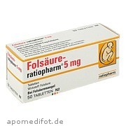Folsäure - ratiopharm 5mg ratiopharm GmbH