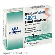 Ibuflam akut 400mg Filmtabletten Sanofi - Aventis Deutschland GmbH Gb Selbstmedikation /Consumer - Care