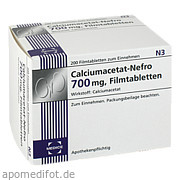 Bild für Bild für Calciumacetat-Nefro 700mg - 200&nbsp;Stück von MEDICE Arzneimittel Pütter GmbH&Co.KG