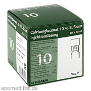 Calciumgluconat 10% Mpc Injektionslösung B.  Braun Melsungen AG