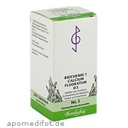 Biochemie 1 Calcium fluoratum D 3 Bombastus - Werke AG