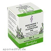 Bild für Bild für Biochemie 1 Calcium fluoratum D 6 - 80&nbsp;Stück von Bombastus-Werke AG
