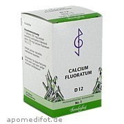 Biochemie 1 Calcium fluoratum D 12 Bombastus - Werke AG