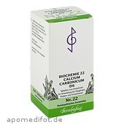 Bild für Bild für Biochemie 22 Calcium carbonicum D 6 - 200&nbsp;Stück von Bombastus-Werke AG