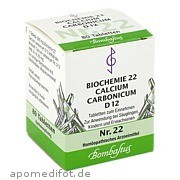 Biochemie 22 Calcium carbonicum D12 Bombastus - Werke AG