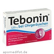 Tebonin 120 mg bei Ohrgeräuschen Dr. Willmar Schwabe GmbH & Co. Kg