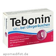 Tebonin 120 mg bei Ohrgeräuschen Dr. Willmar Schwabe GmbH & Co. Kg
