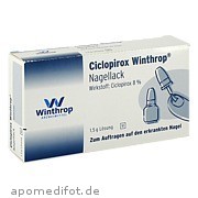 Ciclopirox Winthrop Nagellack Sanofi - Aventis Deutschland GmbH Gb Selbstmedikation /Consumer - Care