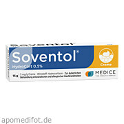 Bild für Soventol HydroCort 0.5% Creme - 15 Gramm von MEDICE Arzneimittel Pütter GmbH&Co.KG Bild für Bild für Soventol HydroCort 0.5% Creme - 15 Gramm von MEDICE Arzneimittel Pütter GmbH&Co.KG