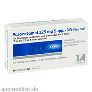 Paracetamol 125mg Supp.   -  1 A - Pharma 1 A Pharma GmbH