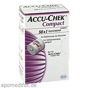 Accu Chek Compact plus Glucose Teststreifen actiPart GmbH