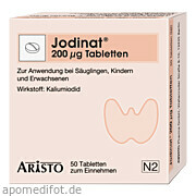 Bild für Jodinat 200ug Tabletten - 50 Stück von Aristo Pharma GmbH Bild für Bild für Jodinat 200ug Tabletten - 50 Stück von Aristo Pharma GmbH