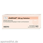 Bild für Bild für Jodinat 200ug Tabletten - 100&nbsp;Stück von Aristo Pharma GmbH