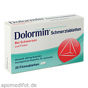 Bild für DOLORMIN - 20 Stück von Johnson & Johnson GmbH (OTC) Bild für Bild für DOLORMIN - 20 Stück von Johnson & Johnson GmbH (OTC)