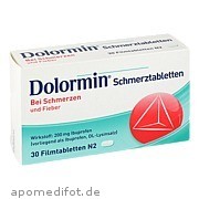 Bild für DOLORMIN - 30 Stück von Johnson & Johnson GmbH (OTC) Bild für Bild für DOLORMIN - 30 Stück von Johnson & Johnson GmbH (OTC)