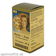 Bild für Bild für Biotin + Zink Haarkapseln - 100&nbsp;Stück von Vaniplan Pharma GmbH