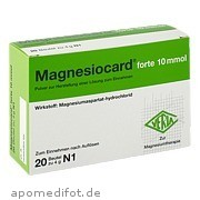 Bild für Magnesiocard forte 10 mmol - 20 Stück von Verla-Pharm Arzneimittel GmbH & Co. KG Bild für Bild für Magnesiocard forte 10 mmol - 20 Stück von Verla-Pharm Arzneimittel GmbH & Co. KG