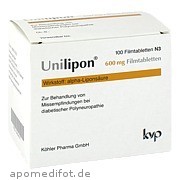 Unilipon 600 Filmtabletten Köhler Pharma GmbH