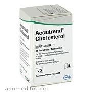 Bild für ACCUTREND CHOLESTEROL - 25 Stück von Roche Diagnostics Deutschland GmbH Bild für Bild für ACCUTREND CHOLESTEROL - 25 Stück von Roche Diagnostics Deutschland GmbH