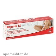 Bild für HEPARIN AL GEL 30000 - 100 Gramm von ALIUD Pharma GmbH Bild für Bild für HEPARIN AL GEL 30000 - 100 Gramm von ALIUD Pharma GmbH