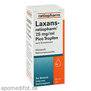 Laxans - ratiopharm 7. 5mg/ml Pico Tropfen ratiopharm GmbH