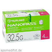 Terumo Nanopass 32. 5 Pen Kanüle 0. 22x4mm MeDiTa - Diabetes GmbH