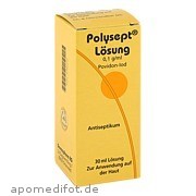 Bild für POLYSEPT LOESUNG - 30 Milliliter von DERMAPHARM AG Bild für Bild für POLYSEPT LOESUNG - 30 Milliliter von DERMAPHARM AG