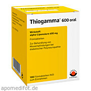 Thiogamma 600 Oral Wörwag Pharma GmbH & Co.  Kg