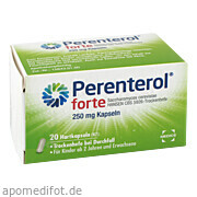 Bild für PERENTEROL FORTE 250mg - 20 Stück von MEDICE Arzneimittel Pütter GmbH&Co.KG Bild für Bild für PERENTEROL FORTE 250mg - 20 Stück von MEDICE Arzneimittel Pütter GmbH&Co.KG